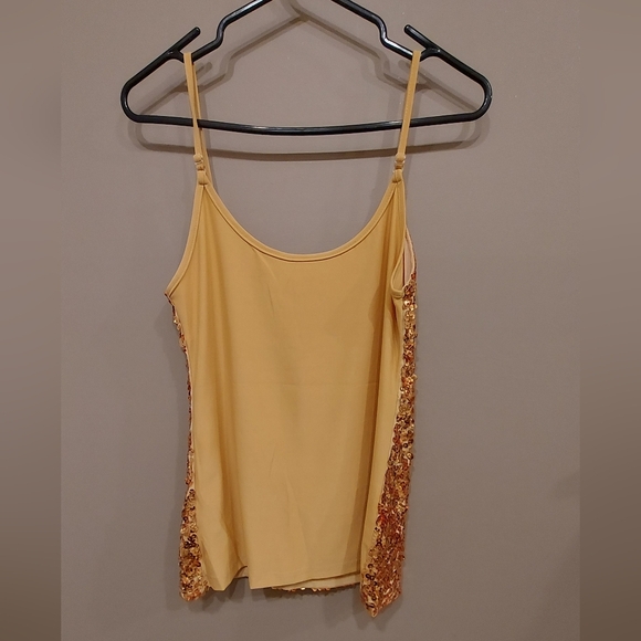 Gold Sequin Tank - Picture 2 of 4